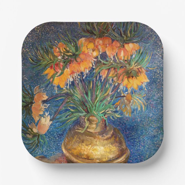 Vincent van Gogh - Imperial Fritillaries Paper Plate (Front)