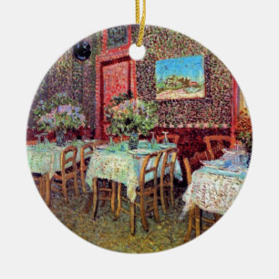 Vincent Van Gogh - Interior Of A Restaurant Ceramic Ornament
