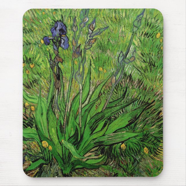 Vincent van Gogh - Iris Mouse Pad (Front)
