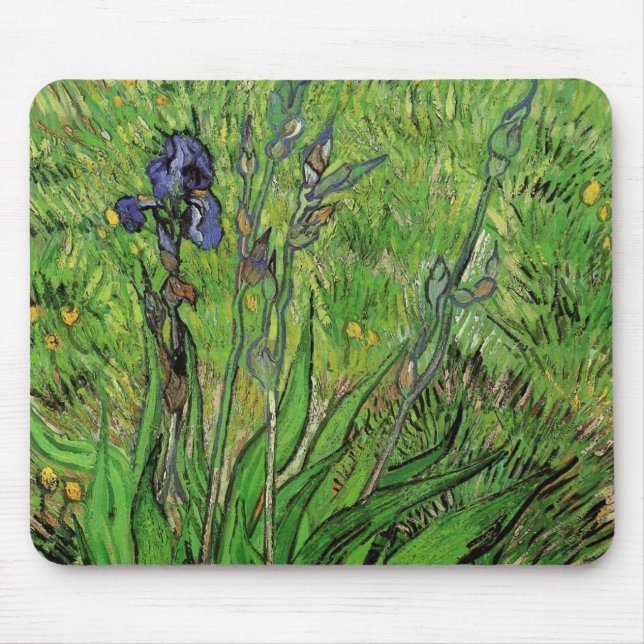 Vincent van Gogh - Iris Mouse Pad (Front)