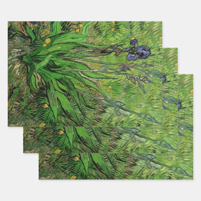 Vincent van Gogh - Iris Wrapping Paper Sheet (Set)