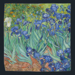 Vincent Van Gogh - Irises 1889 Bandana<br><div class="desc">Vincent Van Gogh - Irises 1889</div>