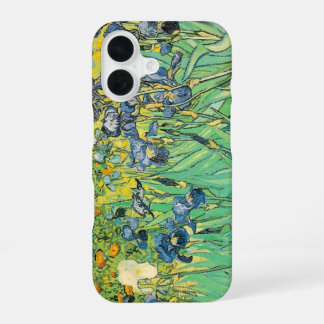 Vincent van Gogh Irises 1889 Blue Flow Flowers iPhone 16 Case