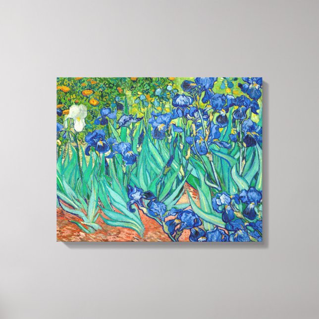 VINCENT VAN GOGH - Irises 1889 Canvas Print (Front)