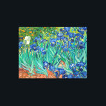 VINCENT VAN GOGH - Irises 1889 Canvas Print<br><div class="desc">VINCENT VAN GOGH - Irises 1889
Oil on canvas; reproduction</div>