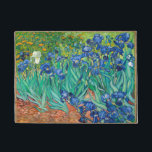 VINCENT VAN GOGH - Irises 1889 Doormat<br><div class="desc">VINCENT VAN GOGH - Irises 1889
Oil on canvas; reproduction</div>