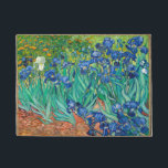 VINCENT VAN GOGH - Irises 1889 Doormat<br><div class="desc">VINCENT VAN GOGH - Irises 1889
Oil on canvas; reproduction</div>