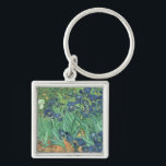 Vincent van Gogh | Irises, 1889 Keychain<br><div class="desc">Irises, 1889 | by Vincent van Gogh | Art Location: J. Paul Getty Museum, Los Angeles, USA | Dutch Artist | Image Collection Number: BAL40070</div>