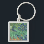 Vincent van Gogh | Irises, 1889 Keychain<br><div class="desc">Irises,  1889 | by Vincent van Gogh | Art Location: J. Paul Getty Museum,  Los Angeles,  USA | Dutch Artist | Image Collection Number: BAL40070</div>