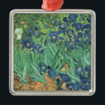 Vincent van Gogh | Irises, 1889 Metal Ornament<br><div class="desc">Irises,  1889 | by Vincent van Gogh | Art Location: J. Paul Getty Museum,  Los Angeles,  USA | Dutch Artist | Image Collection Number: BAL40070</div>