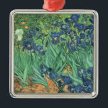 Vincent van Gogh | Irises, 1889 Metal Ornament<br><div class="desc">Irises,  1889 | by Vincent van Gogh | Art Location: J. Paul Getty Museum,  Los Angeles,  USA | Dutch Artist | Image Collection Number: BAL40070</div>