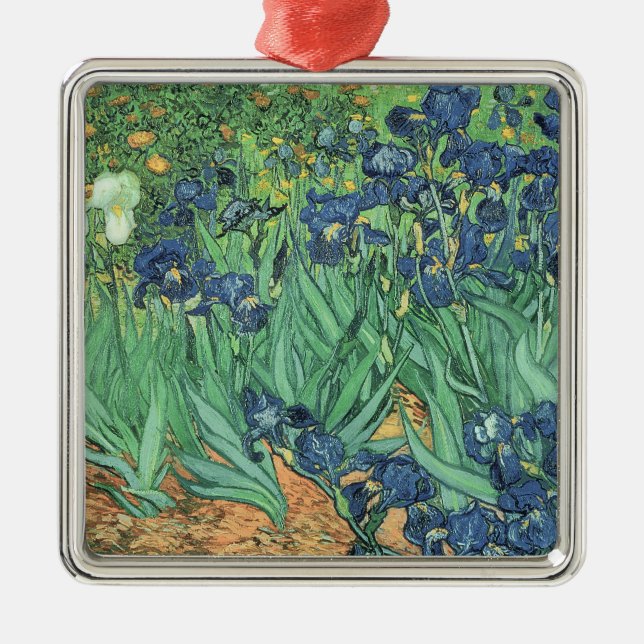 Vincent van Gogh | Irises, 1889 Metal Ornament (Front)