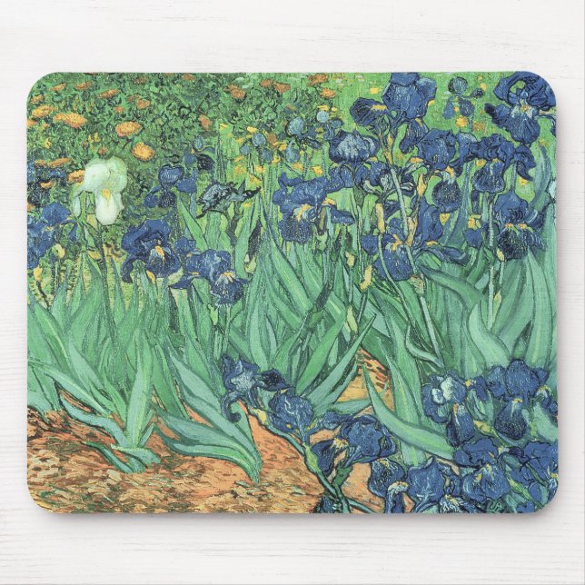 Vincent van Gogh | Irises, 1889 Mouse Pad (Front)