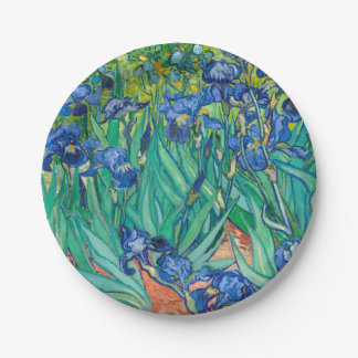 VINCENT VAN GOGH - Irises 1889 Paper Plate