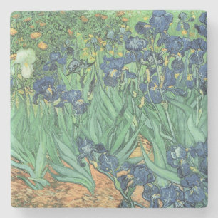 Vincent van Gogh   Irises, 1889 Stone Coaster