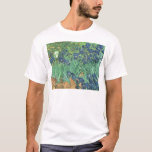 Vincent van Gogh | Irises, 1889 T-Shirt<br><div class="desc">Irises,  1889 | by Vincent van Gogh | Art Location: J. Paul Getty Museum,  Los Angeles,  USA | Dutch Artist | Image Collection Number: BAL40070</div>