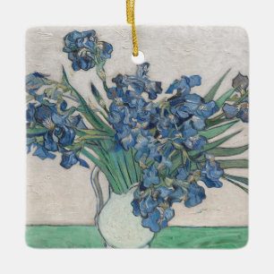 Vincent Van Gogh Irises, 1890 Ceramic Ornament