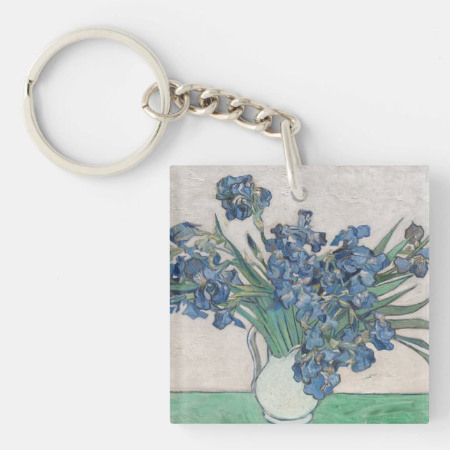Vincent Van Gogh | Irises, 1890 Keychain (Front)