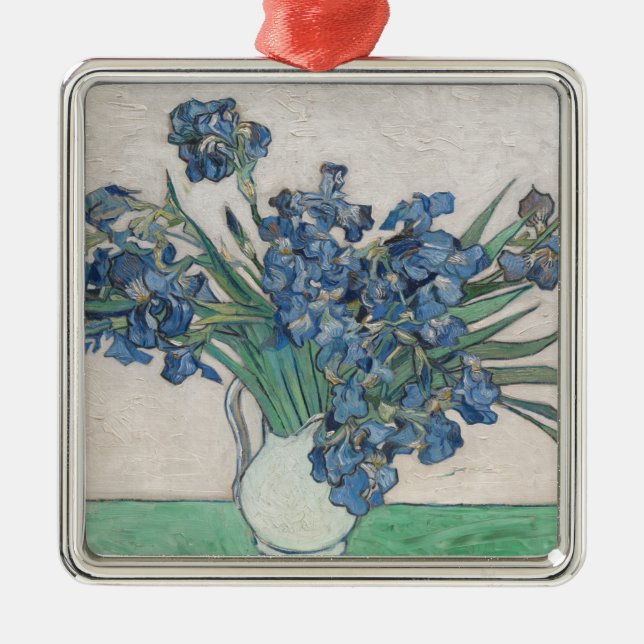 Vincent Van Gogh | Irises, 1890 Metal Ornament (Front)