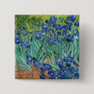 Vincent Van Gogh - Irises 2 Inch Square Button