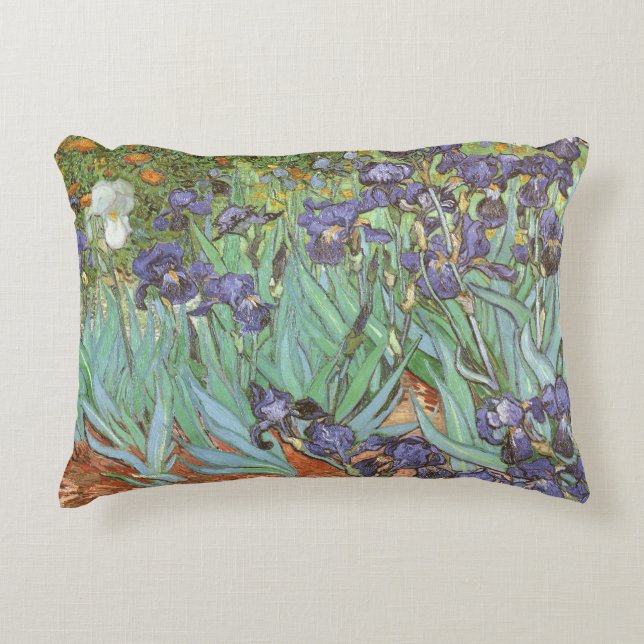 Vincent van Gogh - Irises Accent Pillow (Front)