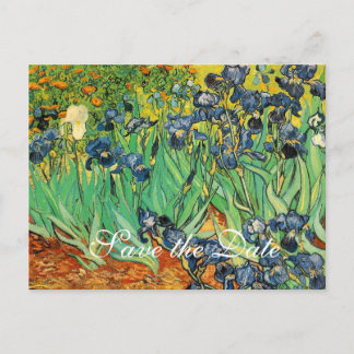 Vincent van Gogh,Irises Announcement Postcard