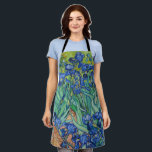 Vincent Van Gogh - Irises Apron<br><div class="desc">Irises / Iris - Vincent Van Gogh,  1889</div>