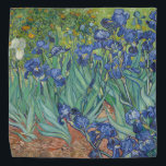 Vincent Van Gogh - Irises Bandana<br><div class="desc">Vincent Van Gogh - Irises</div>