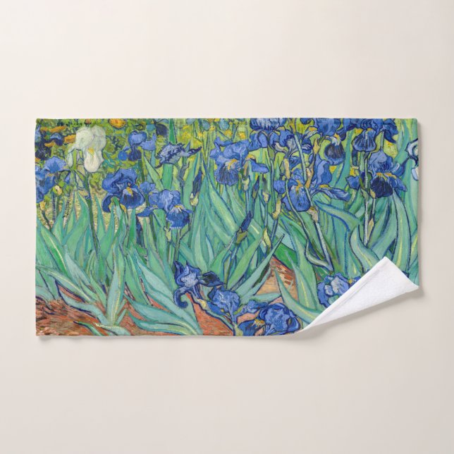 Vincent Van Gogh - Irises Bath Bath Towel Set (Hand Towel)