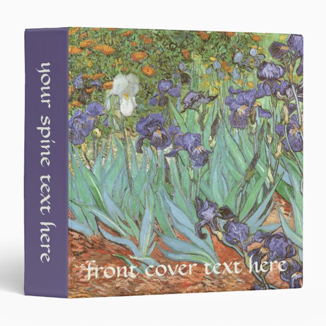 Vincent van Gogh - Irises Binder (Front/Spine)