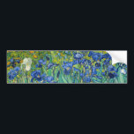 Vincent Van Gogh - Irises Bumper Sticker<br><div class="desc">Irises / Iris - Vincent Van Gogh,  1889</div>