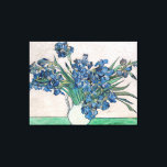 Vincent van Gogh - Irises Canvas Print<br><div class="desc">Irises / Still Life: Vase with Irises - Vincent van Gogh, Oil on Canvas, 1890</div>