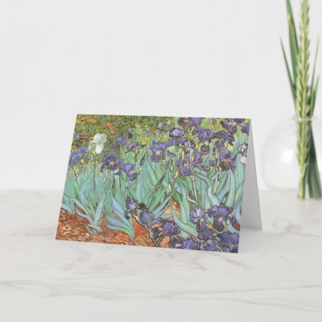 Vincent van Gogh - Irises Card (Front)