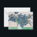 Vincent van Gogh - Irises Card<br><div class="desc">Irises / Still Life: Vase with Irises - Vincent van Gogh, Oil on Canvas, 1890</div>