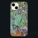 Vincent van Gogh - Irises Case-Mate iPhone 14 Case<br><div class="desc">Irises (1889) by Van Gogh is a vintage post impressionism fine art floral nature painting. A group of purple bearded irises and a single white iris flower growing in a garden. It was one of his first paintings while he was at the asylum in Saint-Remy-de-Provence. In 1987 it became the...</div>