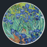 Vincent Van Gogh - Irises Ceramic Knob<br><div class="desc">Irises / Iris - Vincent Van Gogh,  1889</div>
