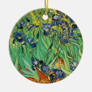 Vincent van Gogh,Irises Ceramic Ornament