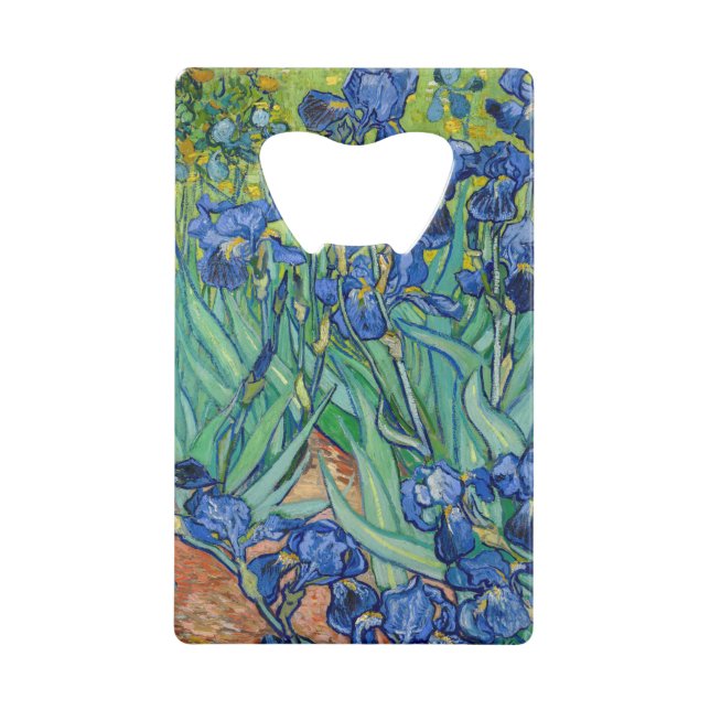 Vincent Van Gogh - Irises Credit Card Bottle Opener (Front)