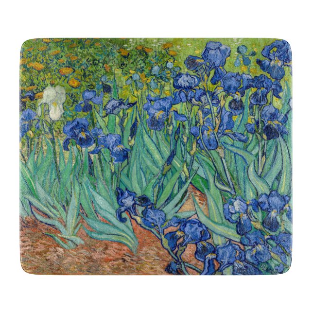 Vincent Van Gogh - Irises Cutting Board (Front)