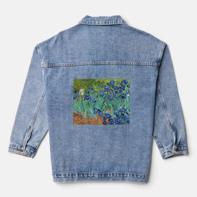 Vincent Van Gogh - Irises Denim Jacket (Back)
