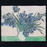 Vincent van Gogh - Irises Fleece Blanket<br><div class="desc">Irises / Still Life: Vase with Irises - Vincent van Gogh, Oil on Canvas, 1890</div>
