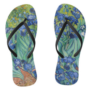Vincent Van Gogh - Irises Flip Flops