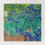 Vincent Van Gogh Irises Floral Vintage Fine Art Jigsaw Puzzle<br><div class="desc">Vincent Van Gogh Irises Floral Vintage Fine Art Jigsaw Puzzle.</div>