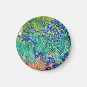 Vincent Van Gogh Irises Floral Vintage Fine Art Magnet