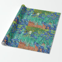 Vincent Van Gogh Irises Floral Vintage Fine Art