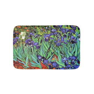 Vincent Van Gogh - Irises - Flower Lover Fine Art Bath Mat