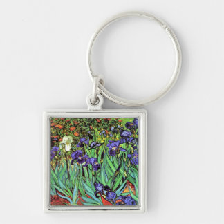 Vincent Van Gogh - Irises - Flower Lover Fine Art Keychain