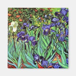 Vincent Van Gogh - Irises - Flower Lover Fine Art Magnet