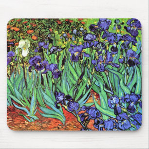 Vincent Van Gogh - Irises - Flower Lover Fine Art Mouse Pad