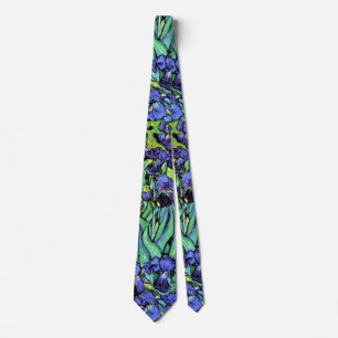 Vincent Van Gogh - Irises - Flower Lover Fine Art Tie